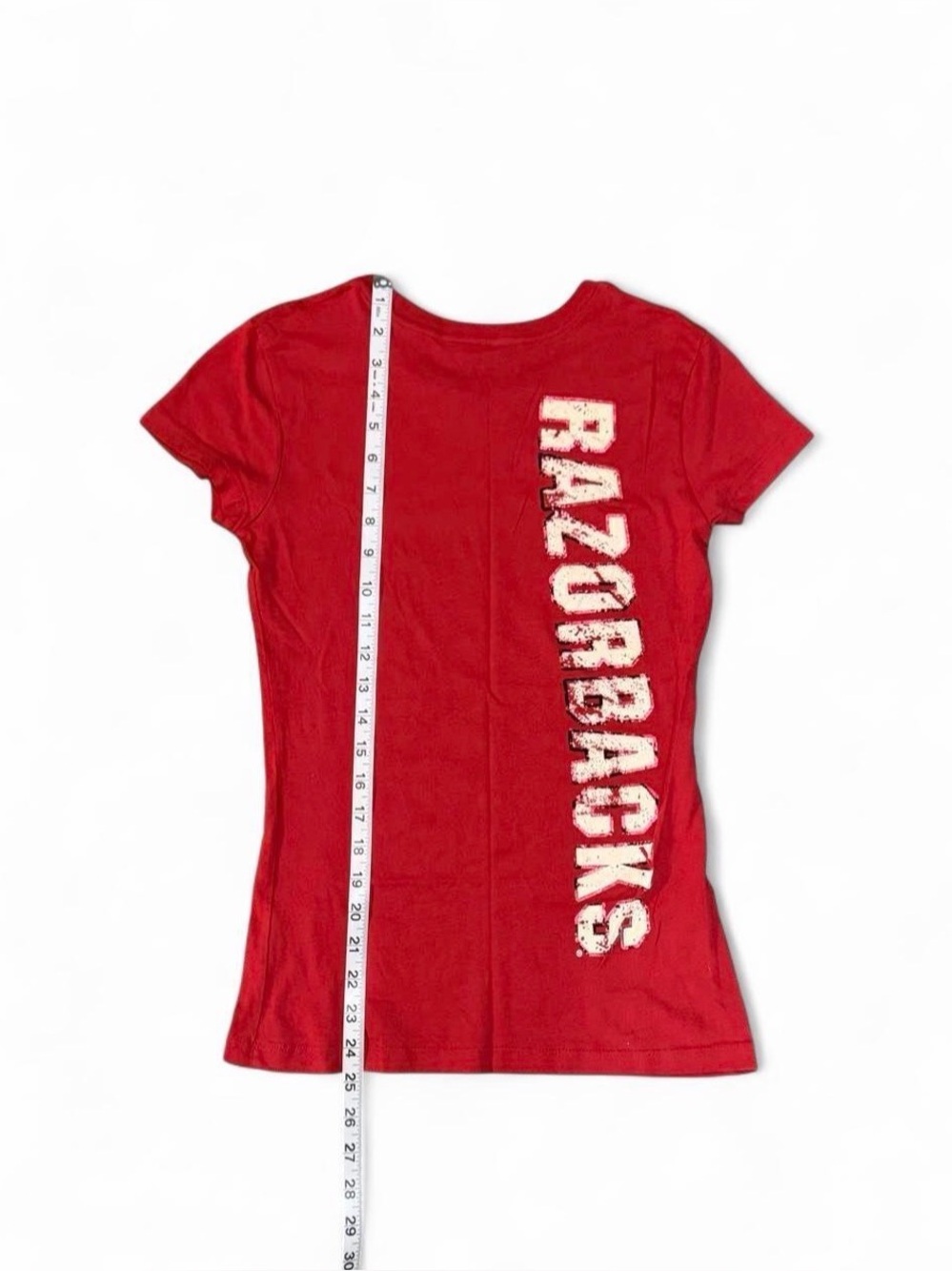 Red Razorbacks Graphic Tee Sz S - Picture 1 of 6